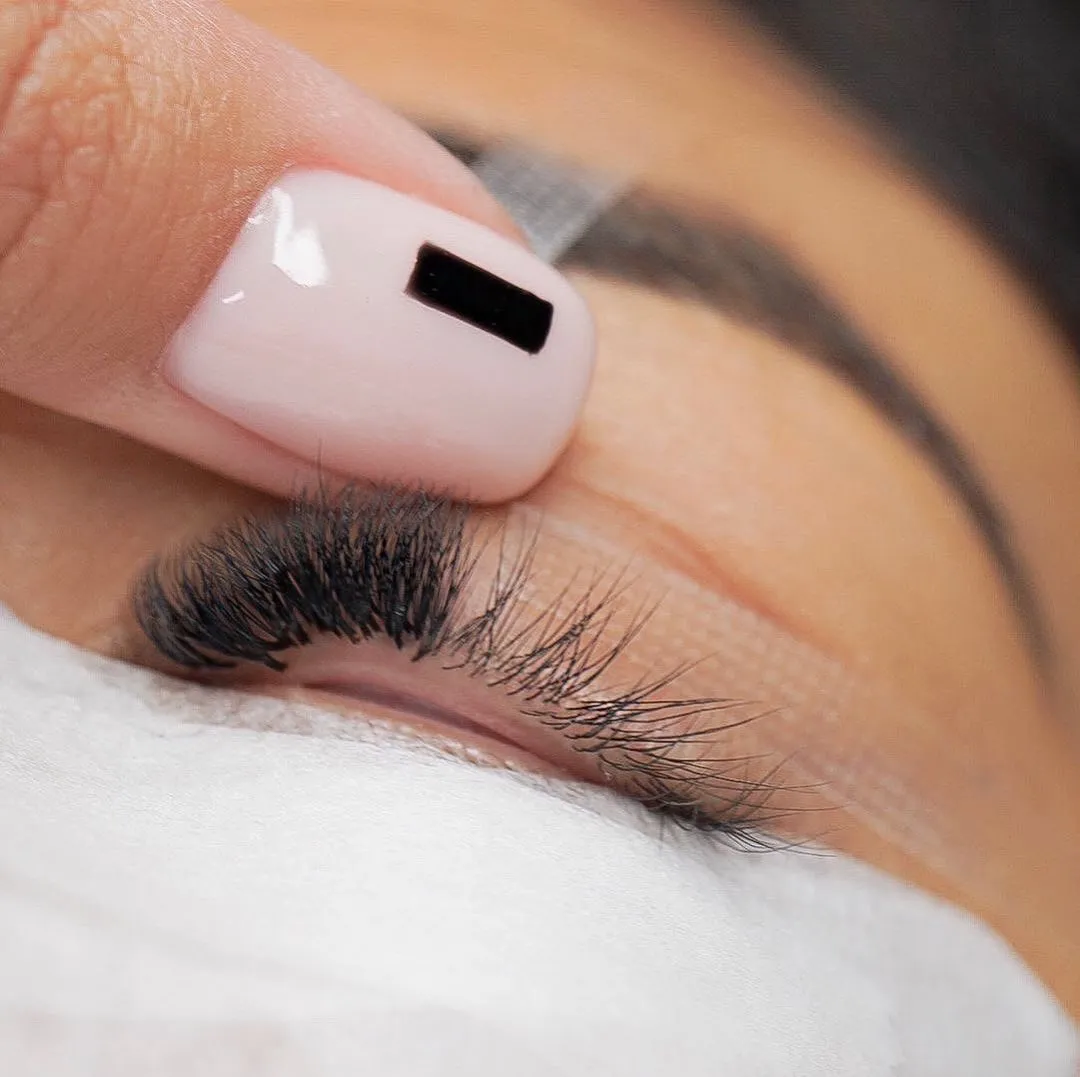 10D volume cluster eyelashes premade fans, C-0.07 (60 pieces)