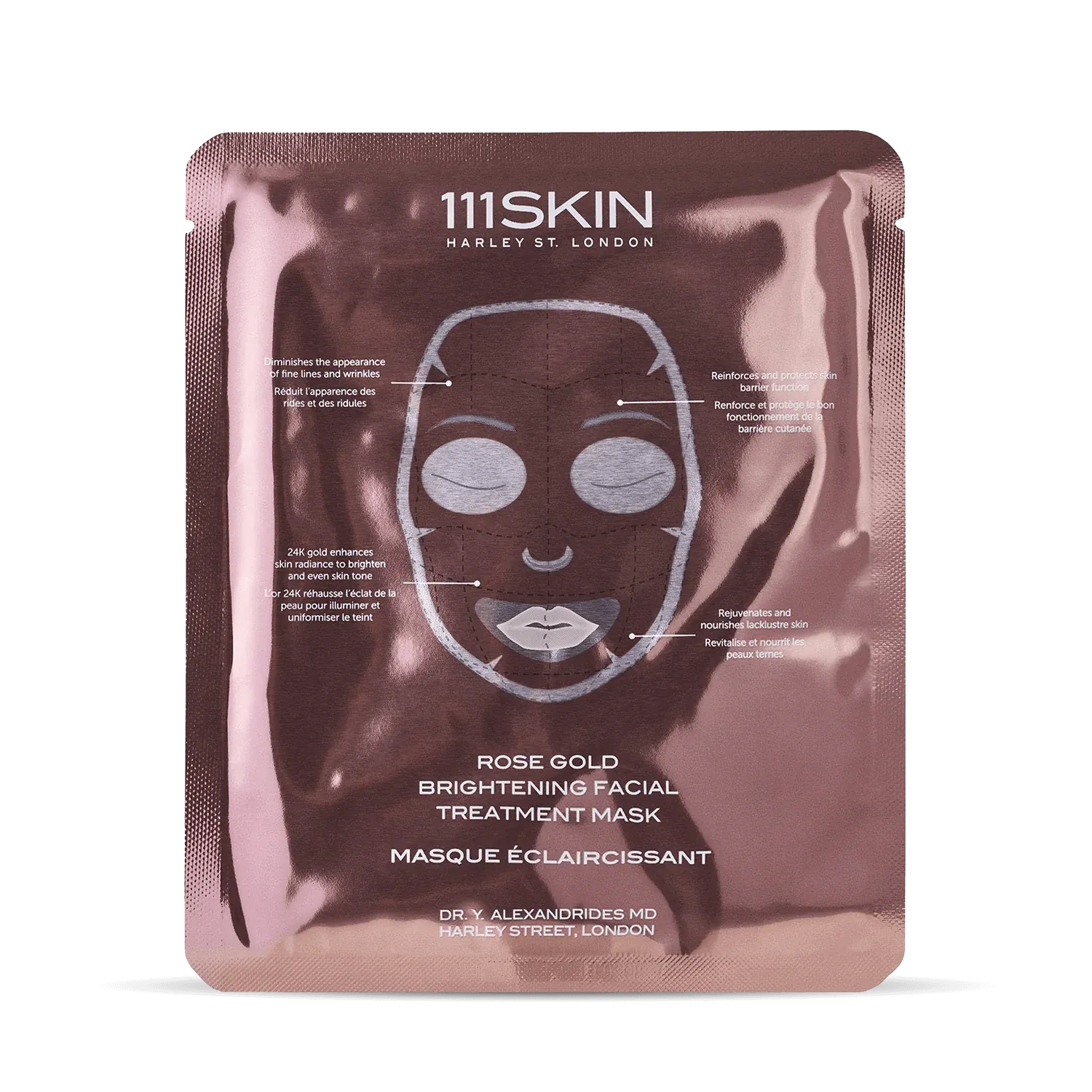 111SKIN Rose Gold Brightening Facial Treatment Mask