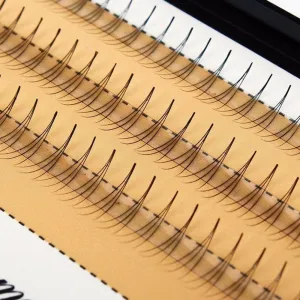 3D effect cluster eyelashes, NATURAL VOLUME