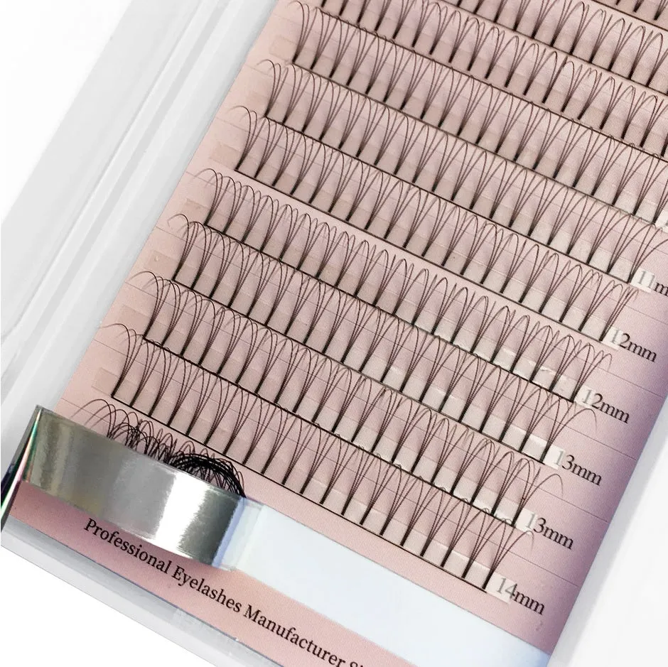 3D premade volume Eyelash Extensions fans, C/0.07/MIX