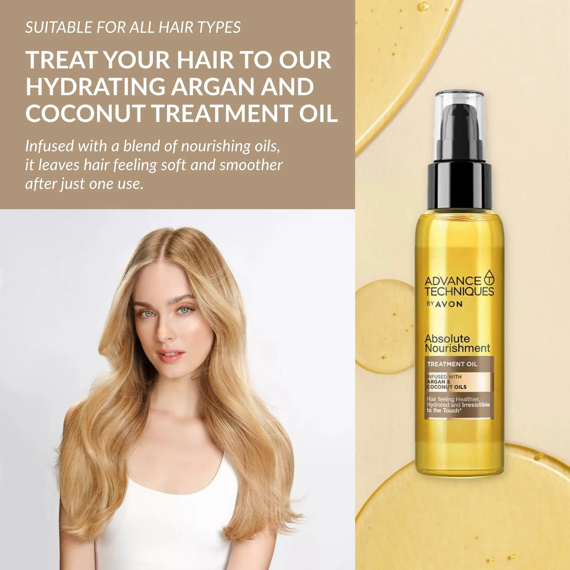 Absolute Nourishment Argan and Coconut Treatment Oil - 100ml