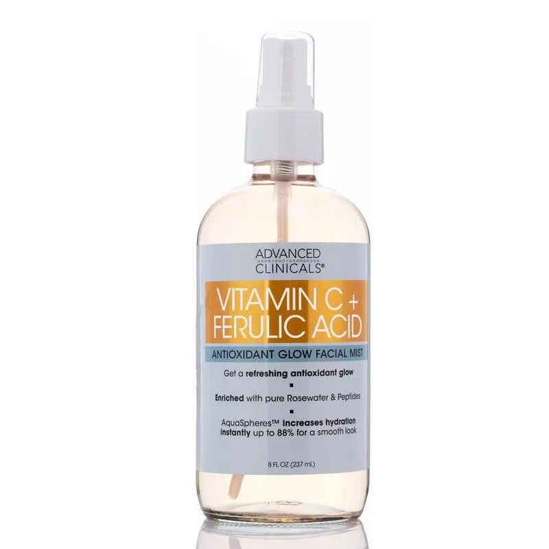 Advanced Clinicals Vitamin C   Ferulic Acid Facial Mist
