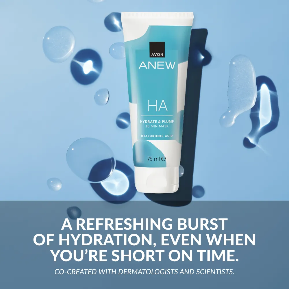 Anew HA Hydrate and Plump 10 Min Mask - 75ml
