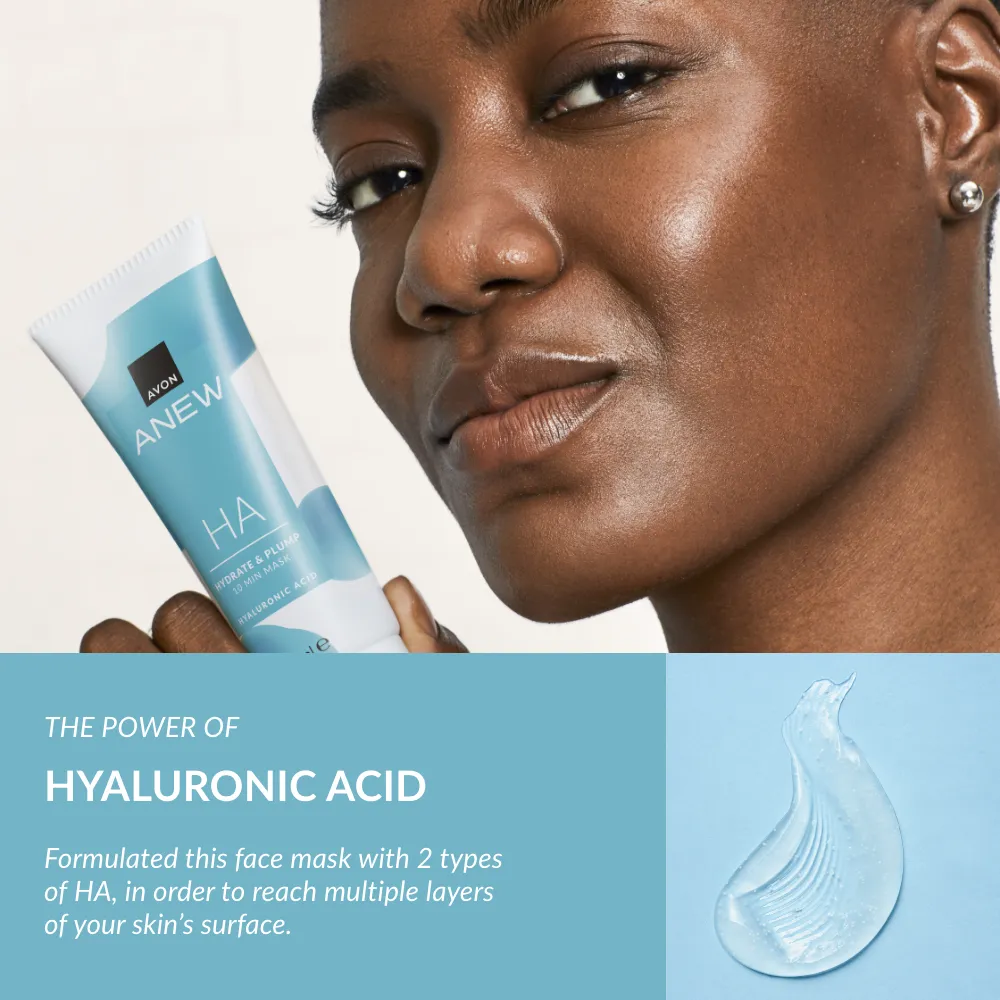 Anew HA Hydrate and Plump 10 Min Mask - 75ml
