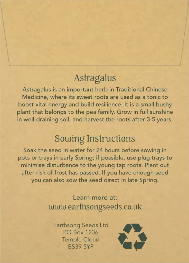 Astragalus Seed Pack