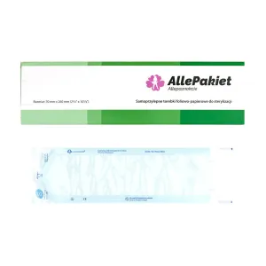 AUTOCLAVABLE BAGS 70 x 260 mm self-adhesive, 200 pcs