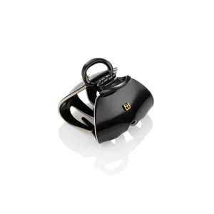 Balmain 18k Gold Plated Pince a Cheveux Black Imperiale