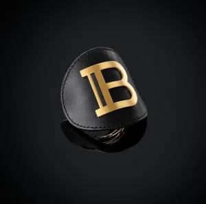 Balmain Limited Edition Genuine Leather Hair Clip Gold FW20