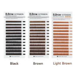 B.Brow Extension for eyebrow extensions MIX, 3 different colors