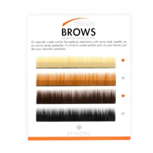 Beautier Trendy eyebrow & upper lashes extensions, MIX