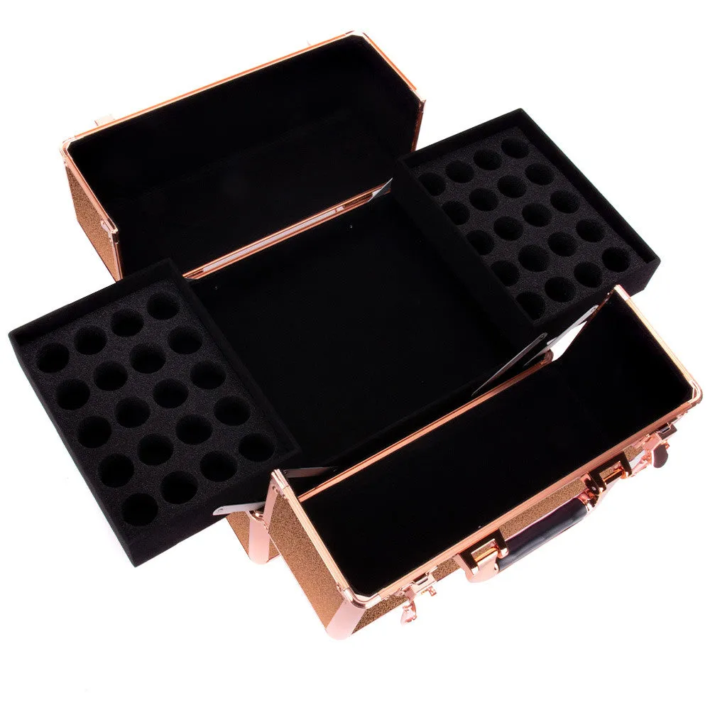Beauty suitcase M1 size, GOLD MATT