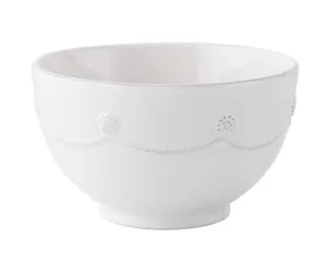 Berry and Thread Round Cereal / Ice Cream Bowl by Juliska - Whitewash
