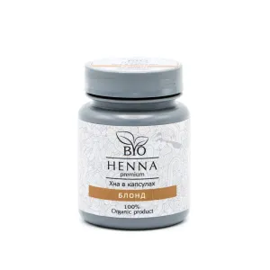 Bio Henna for brows biotattoo in capsules, BLOND