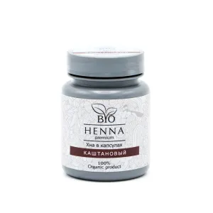 Bio Henna for brows biotattoo in capsules, CHESTNUT