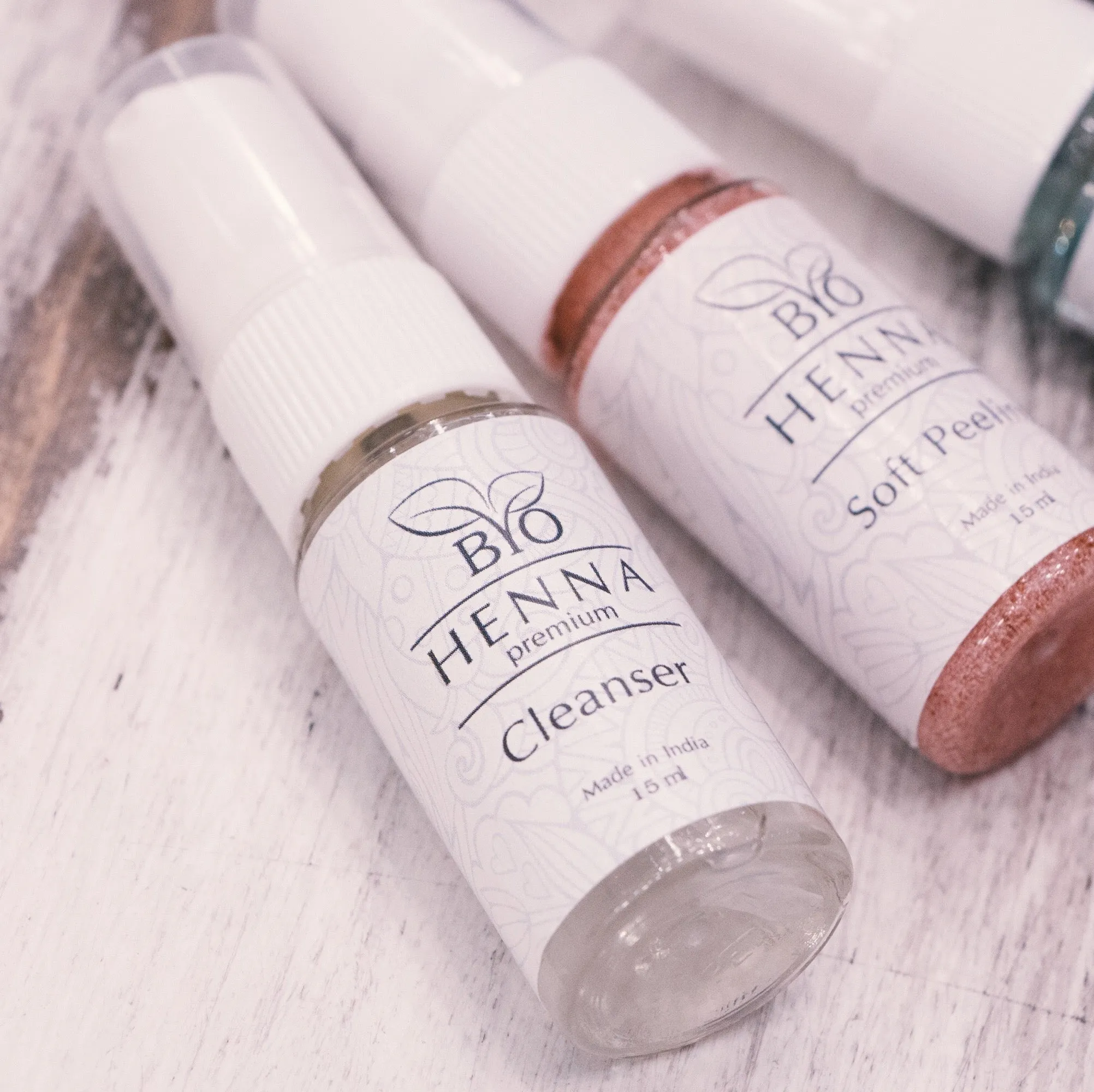 Bio Henna for eyebrow biotattoo, CLEANSER 15 ml