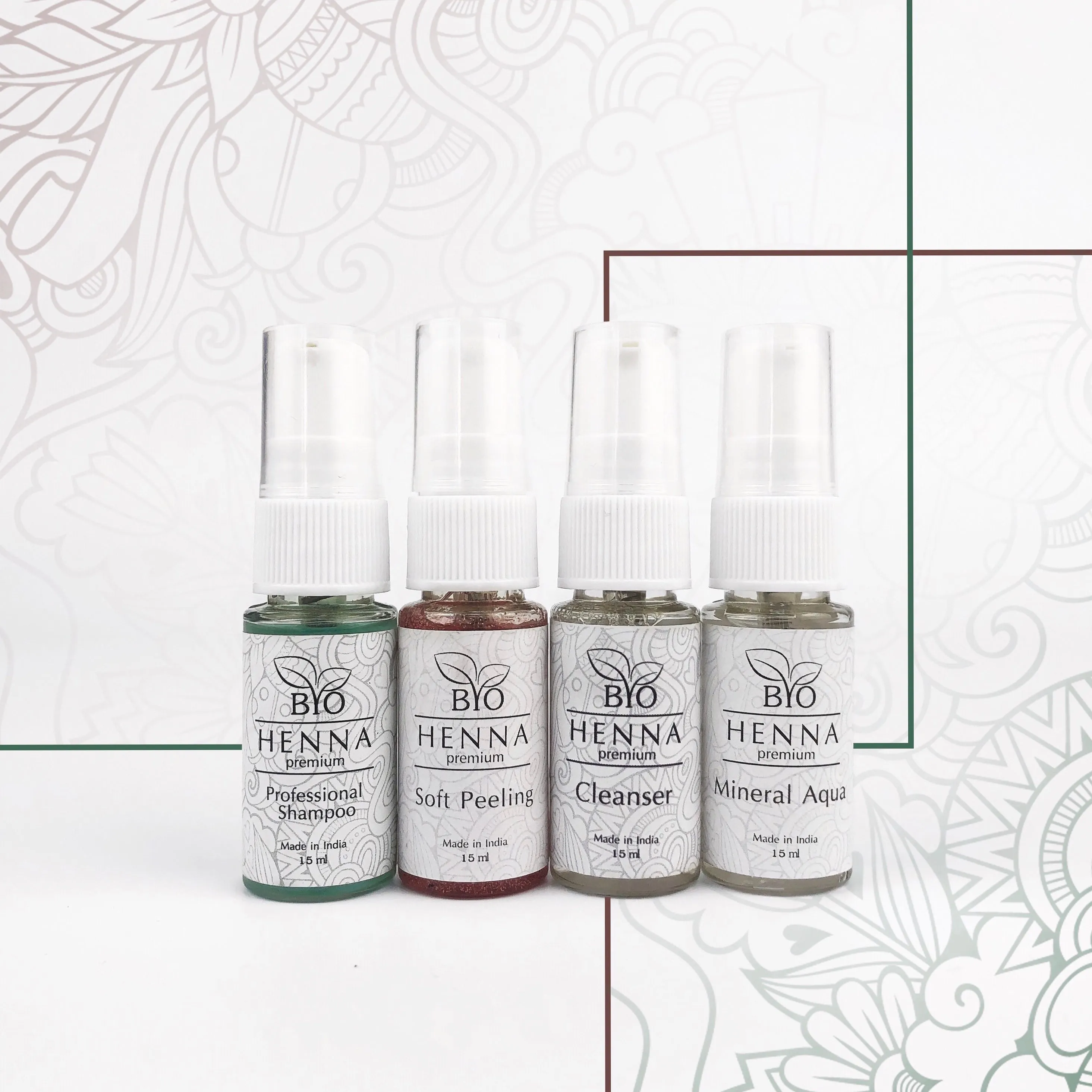 Bio Henna for eyebrow biotattoo, CLEANSER 15 ml