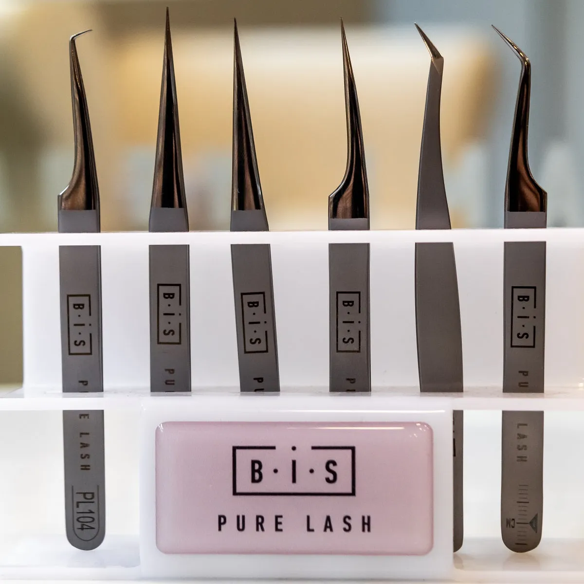 BIS Pure Lash 2D-3D Volume 90° Tweezers for eyelash extensions , PL104