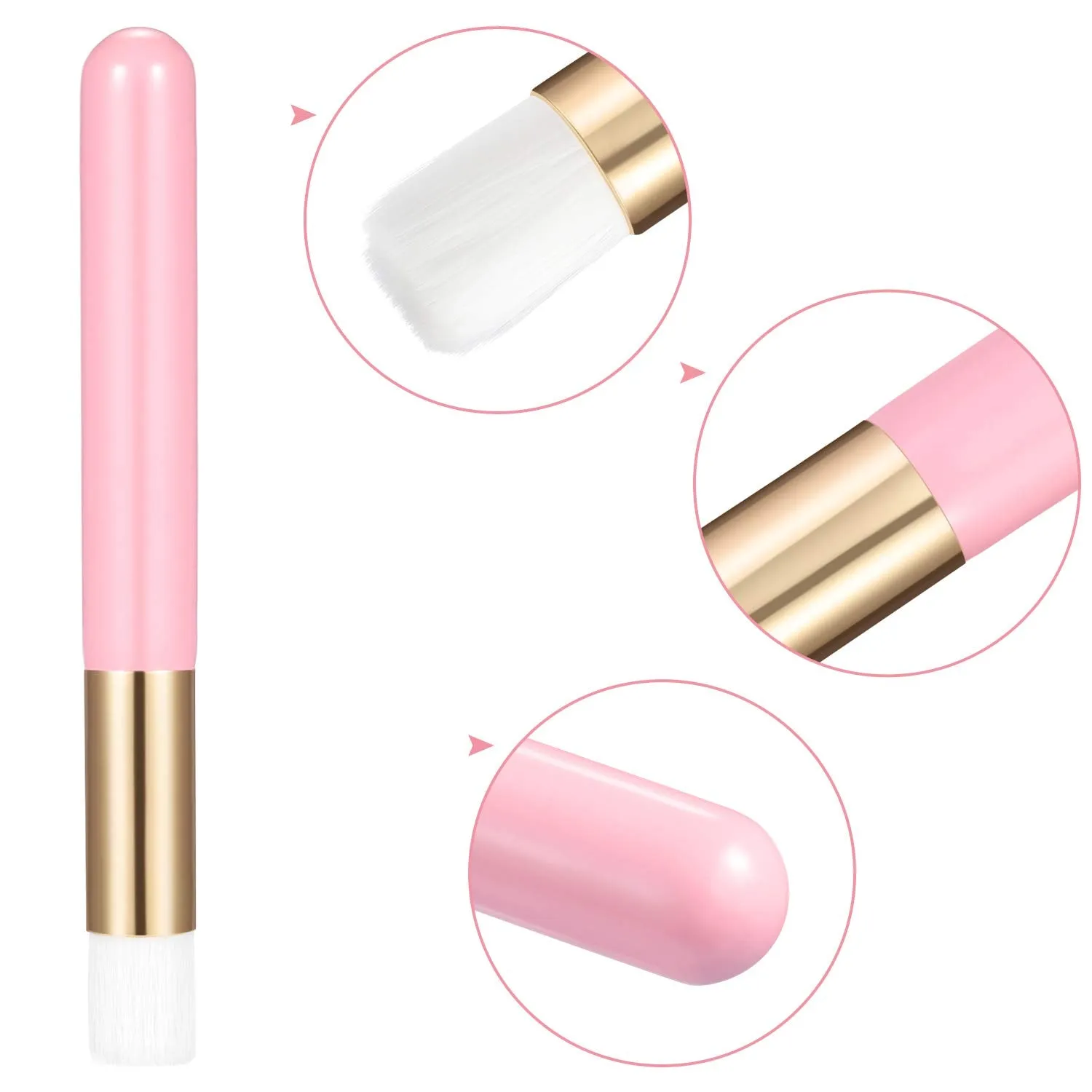 BIS Pure Lash cleansing brush for lashes & brows, BLACK
