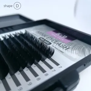 BIS Pure Lash FLAT eyelash extensions 16 lines, D-MIX (7-12 mm)
