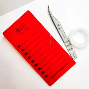 BIS Pure Lash HOLDER pad for eyelash extensions, red