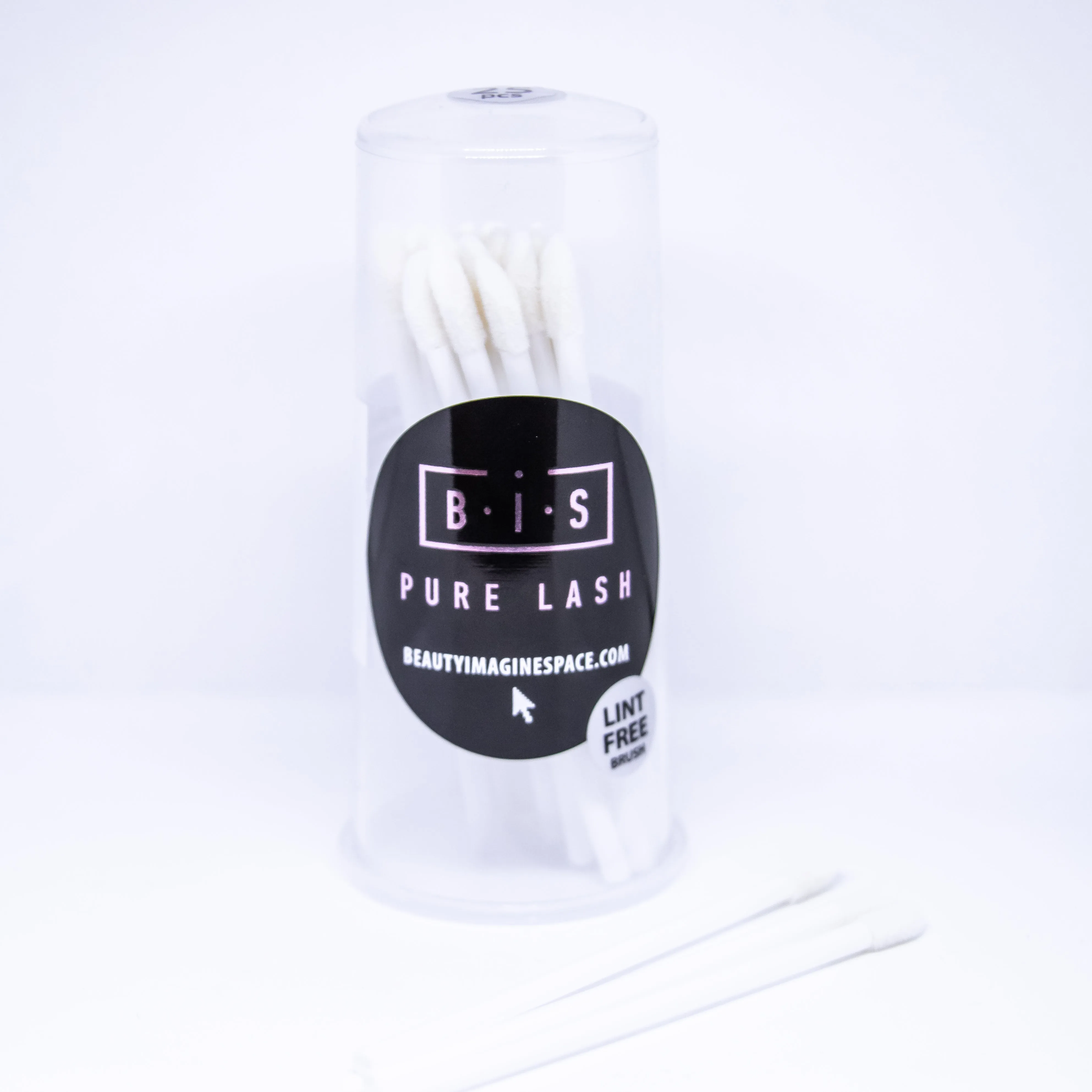 BIS Pure Lash lint free applicators YELLOW, 25 pieces in case