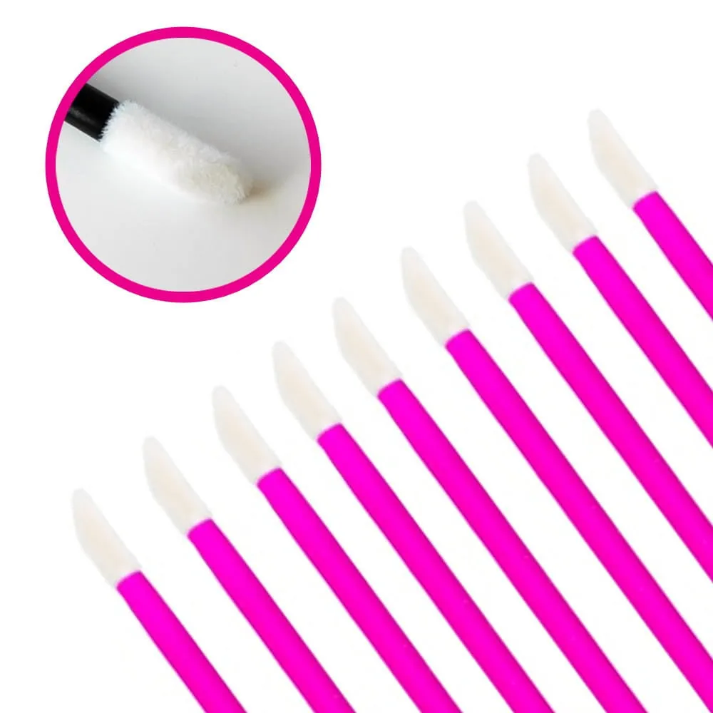 BIS Pure Lash lint free brush applicators, different colors
