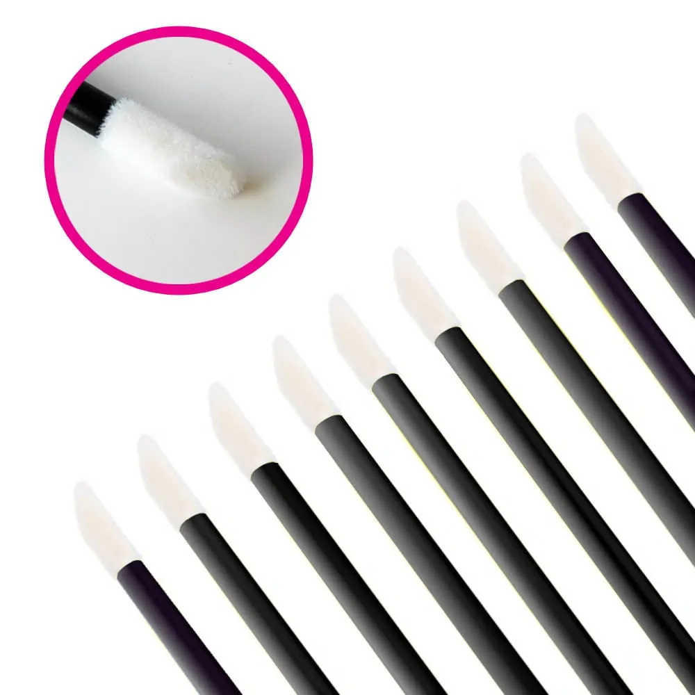 BIS Pure Lash lint free brush applicators, different colors