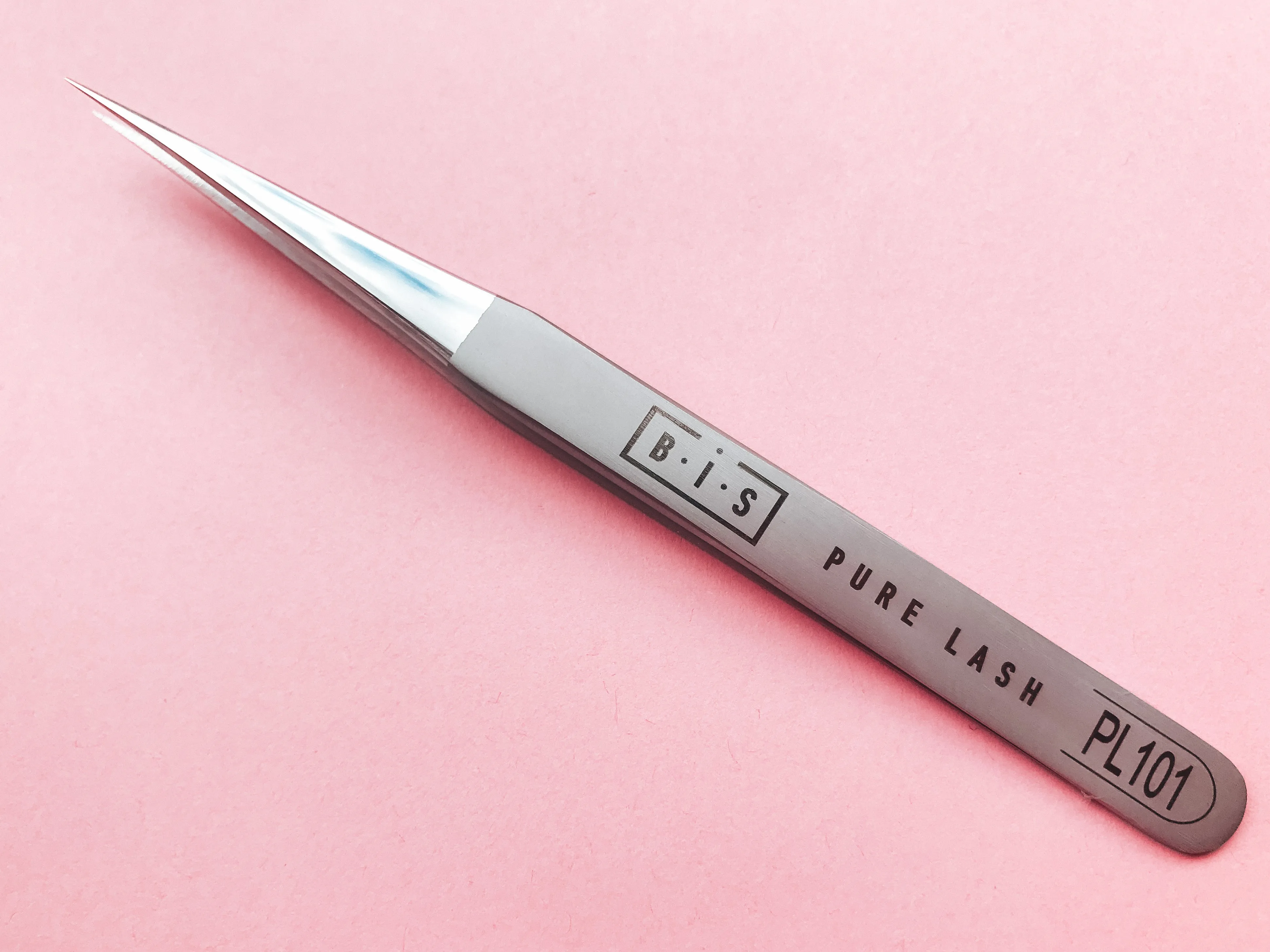 BIS Pure Lash straight Tweezers for eyelash extensions A type, PL101