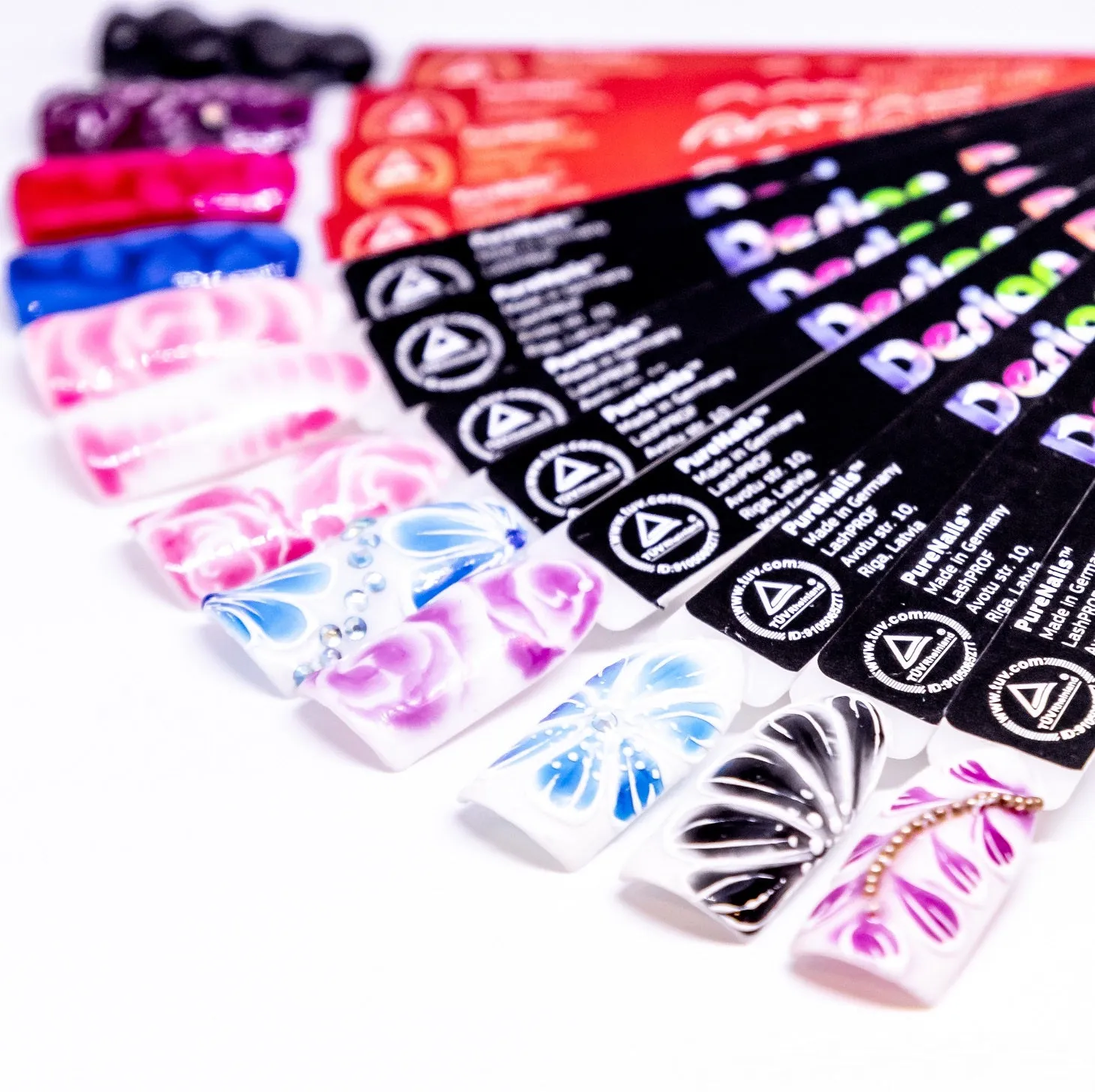 BIS Pure Nails Aquarelle Watercolor Design Drop Gel, MAGENTA