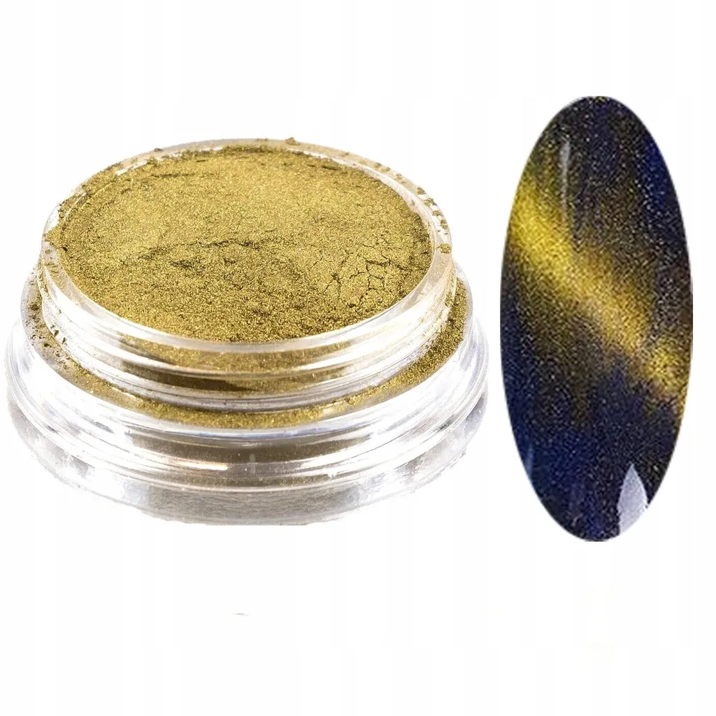 BIS Pure Nails CATEYE nail art powder, GOLD