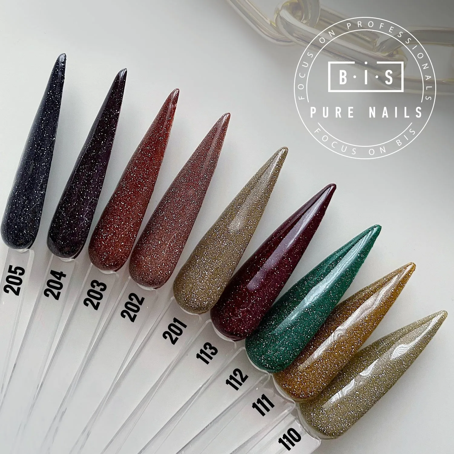 BIS Pure Nails FLASHING LIGHTS gel polish 15 ml, Bordeaux 113