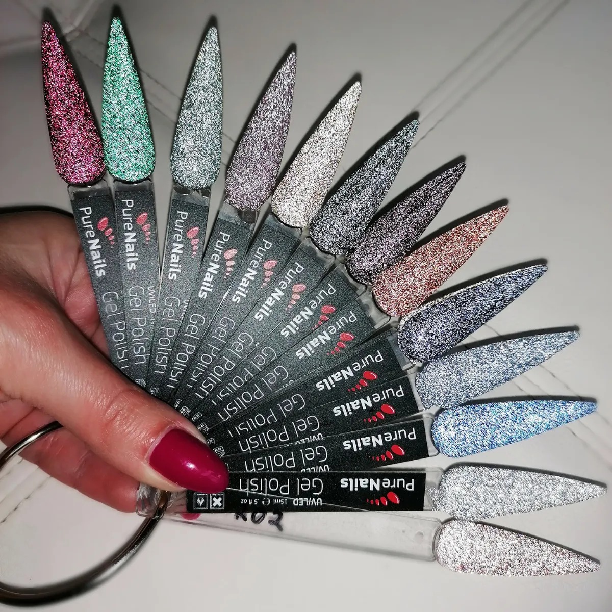 BIS Pure Nails FLASHING LIGHTS gel polish 15 ml, Mint 207
