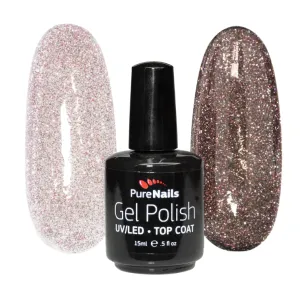 BIS Pure Nails flashing lights TOP NO WIPE, pink