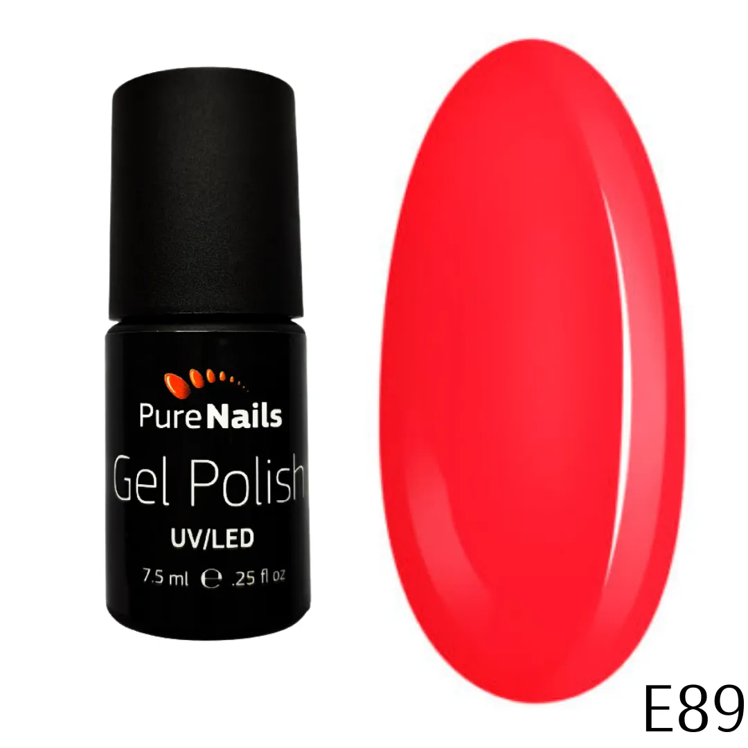 BIS Pure Nails gel polish 7.5 ml, SHINY STRAWBERRY E89