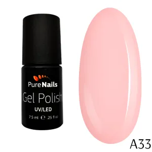 BIS Pure Nails gel polish 7.5 ml, VINTAGE ROSE A33