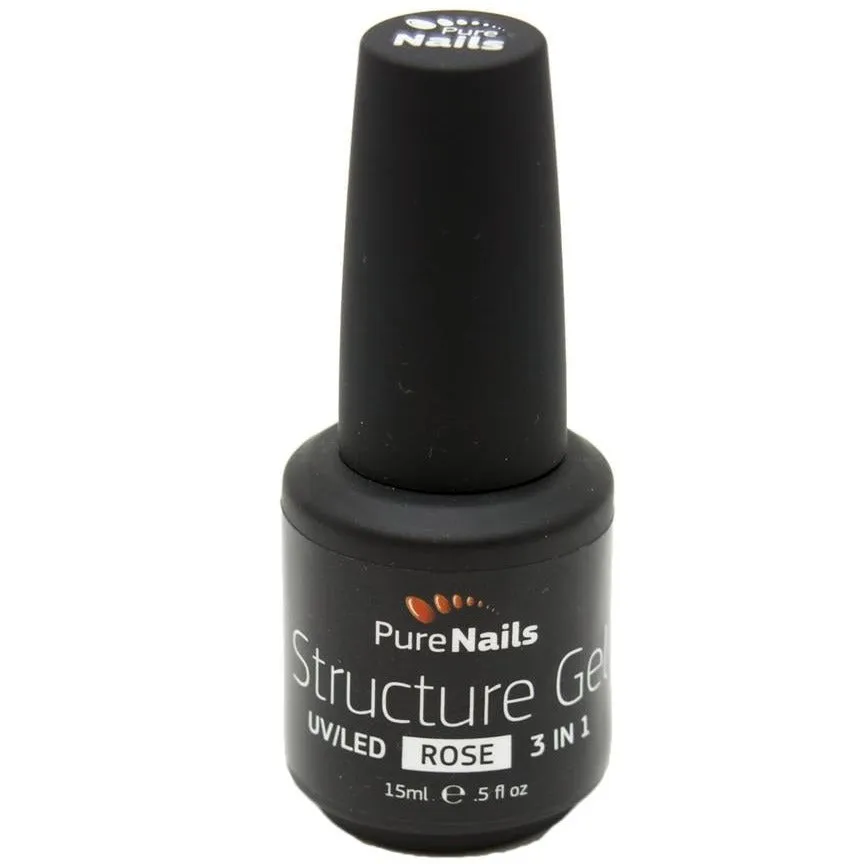 BIS Pure Nails nail strengthening system gel MILKY ROSE, 15 ml