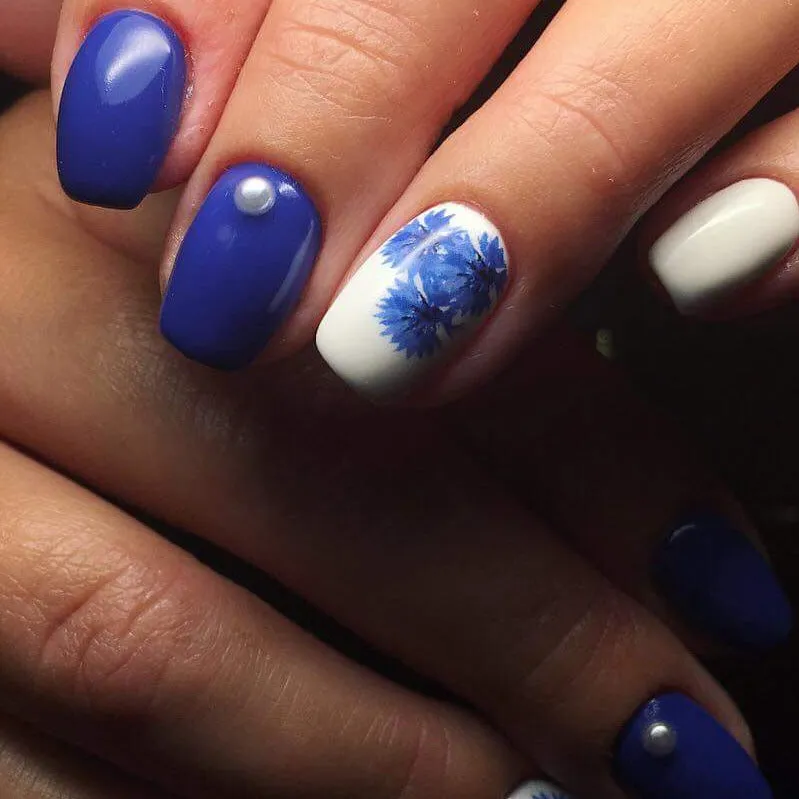 BIS Pure Nails slider nail design sticker decal FLOWERS, E12