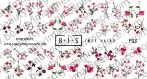 BIS Pure Nails  slider nail design sticker decal, SPRING F33