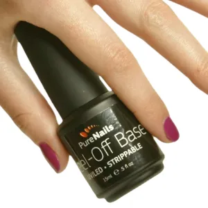 BIS Pure Nails soak off UV/LED BASE Peel-Off base coat, 15 ml