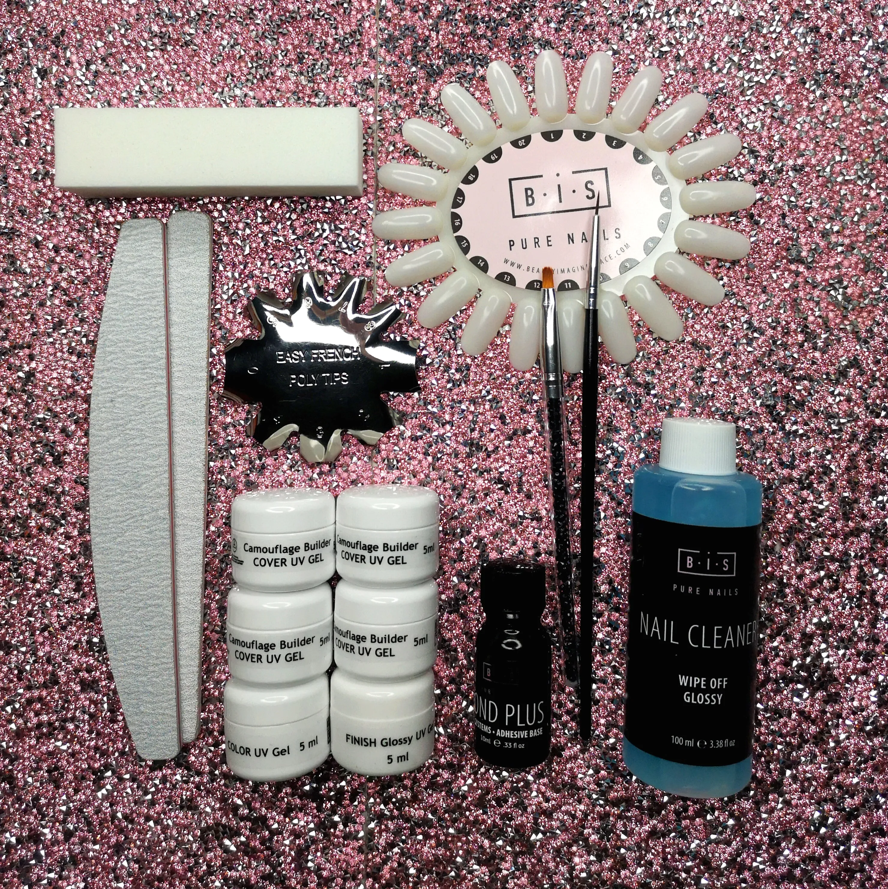 BIS Pure Nails UV/LED gel Start Kit, French manicure