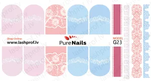 BIS Pure Nails water slider nail design sticker decal LACE, G23, G26 and G27