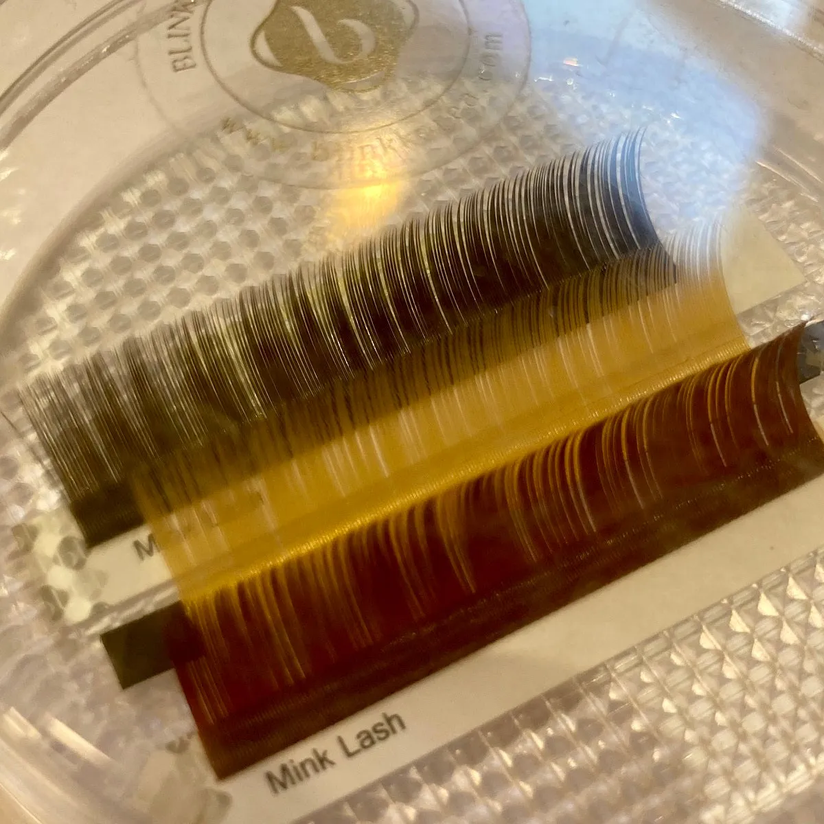 BL Color Lashes natural tones mix, 3 lines