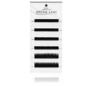 BL COMBO eyelash extensions U, L , J shape, 6 lines