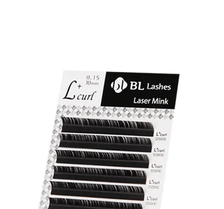 BL Laser lashes for eyelash extensions MIX 0.18, L  shape
