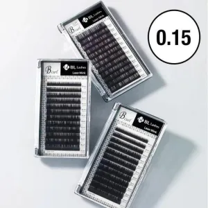 BL Lashes Laser Mink eyelash extensions ONE size, 0.15 thickness