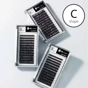 BL Lashes Laser Mink ONE size eyelash extensions, C shape