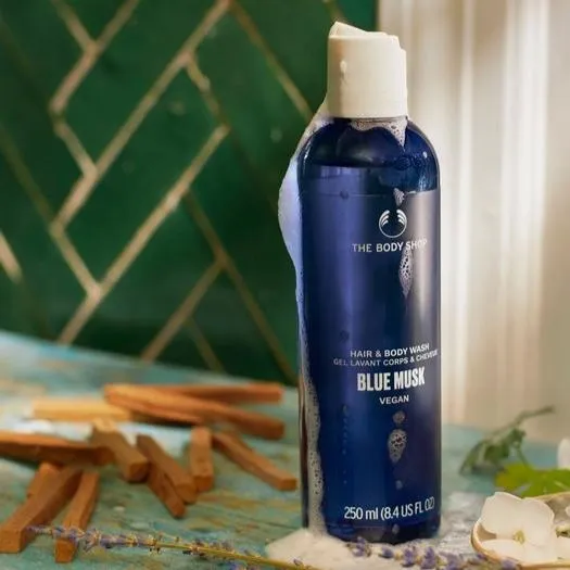 Blue Musk Hair and Body Wash The Body Shop