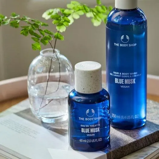 Blue Musk Hair and Body Wash The Body Shop