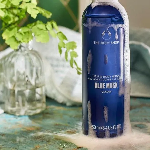 Blue Musk Hair and Body Wash The Body Shop