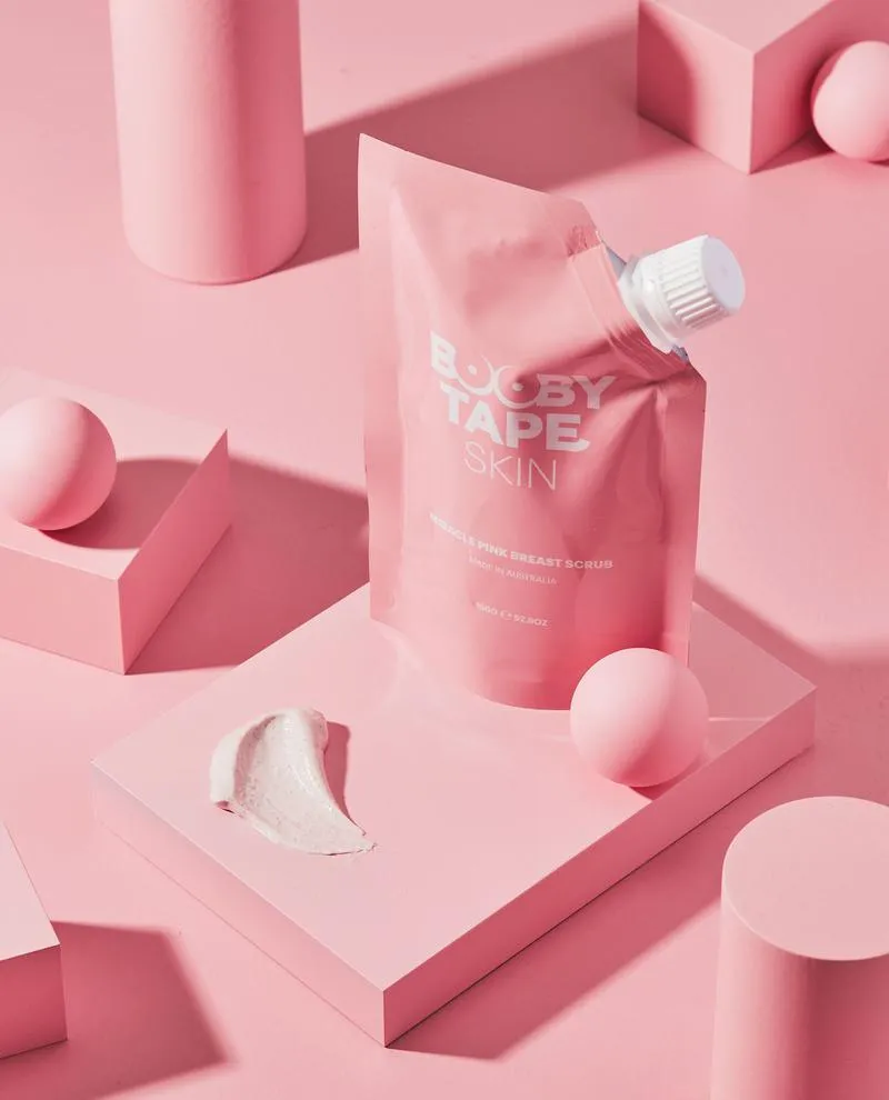 Booby Tape Miracle Pink Breast Scrub